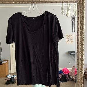 Black Short Sleeve Lululemon Tee